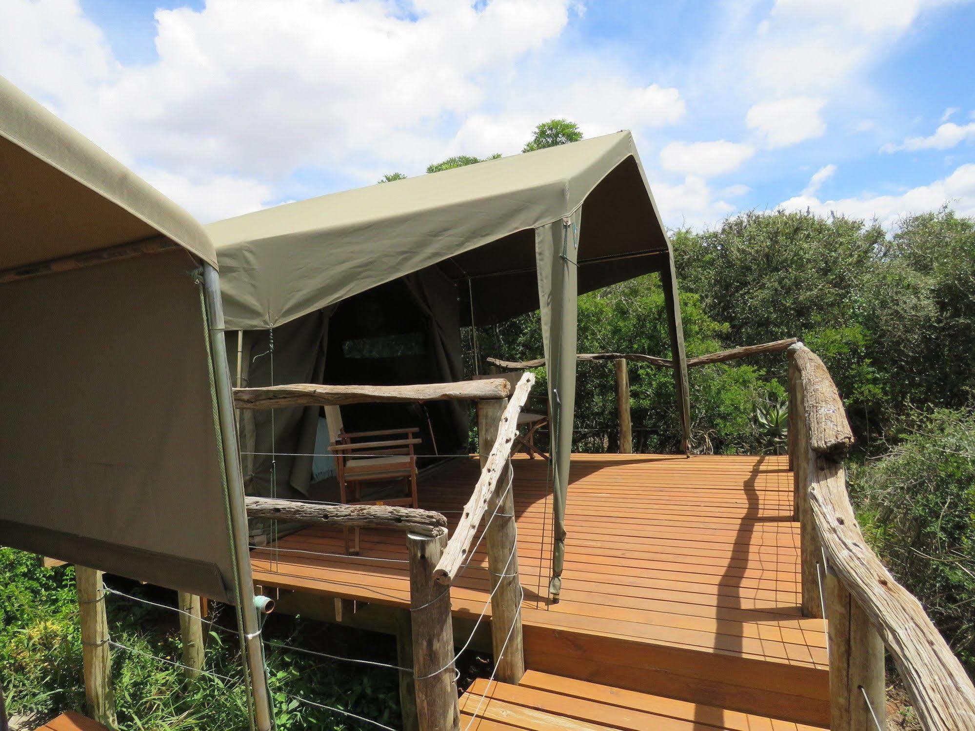 Woodbury Tented Camp - Réserve animalière d'Amakhala Extérieur photo